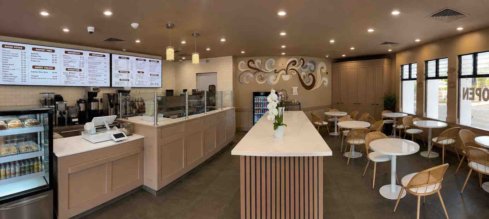 Inside Sola Cafe at Sola Cafe and Deli